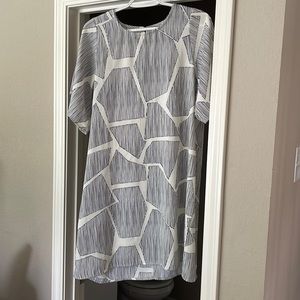 Mary square Print dress